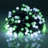 Guirlande lumineuse de Noël 120LED bulbe vert et blanc L1190cm < Gifi Sale