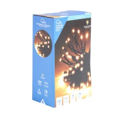 Guirlande lumineuse extérieur 120LED blanc chaud 8,9m < Gifi Discount