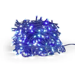 Guirlande lumineuse extérieure 400LED blanc froid/bleu clair/bleu 29,9m < Gifi Discount