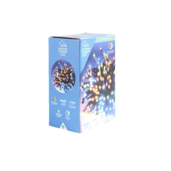 Guirlande lumineuse extérieure 24LED bleu et blanc 1,7m