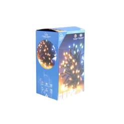 Guirlande lumineuse extérieur 400LED cluster multicolore 8m < Gifi Online