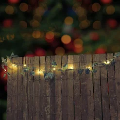 Guirlande lumineuse feuille artificielle 50 microLED 4,9 m < Gifi Clearance