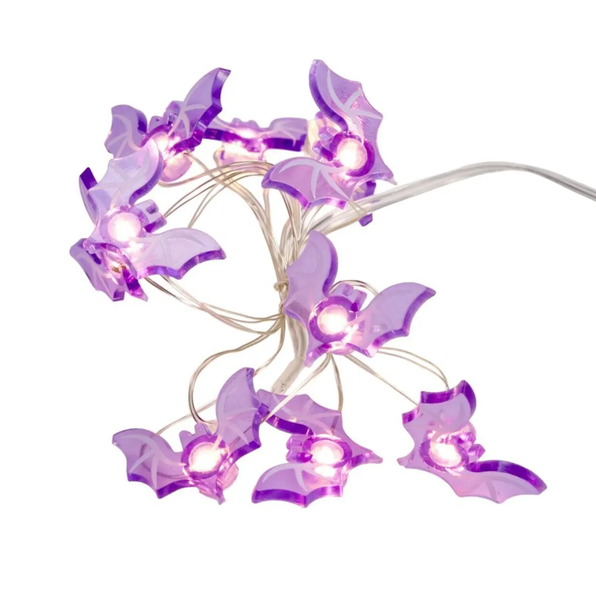 Guirlande lumineuse Halloween 10 LED personnage mignon L110cm (4 modèles) < Gifi