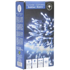 Guirlande lumineuse 60 Led Blanc clignotant 5,9 m < Gifi Sale