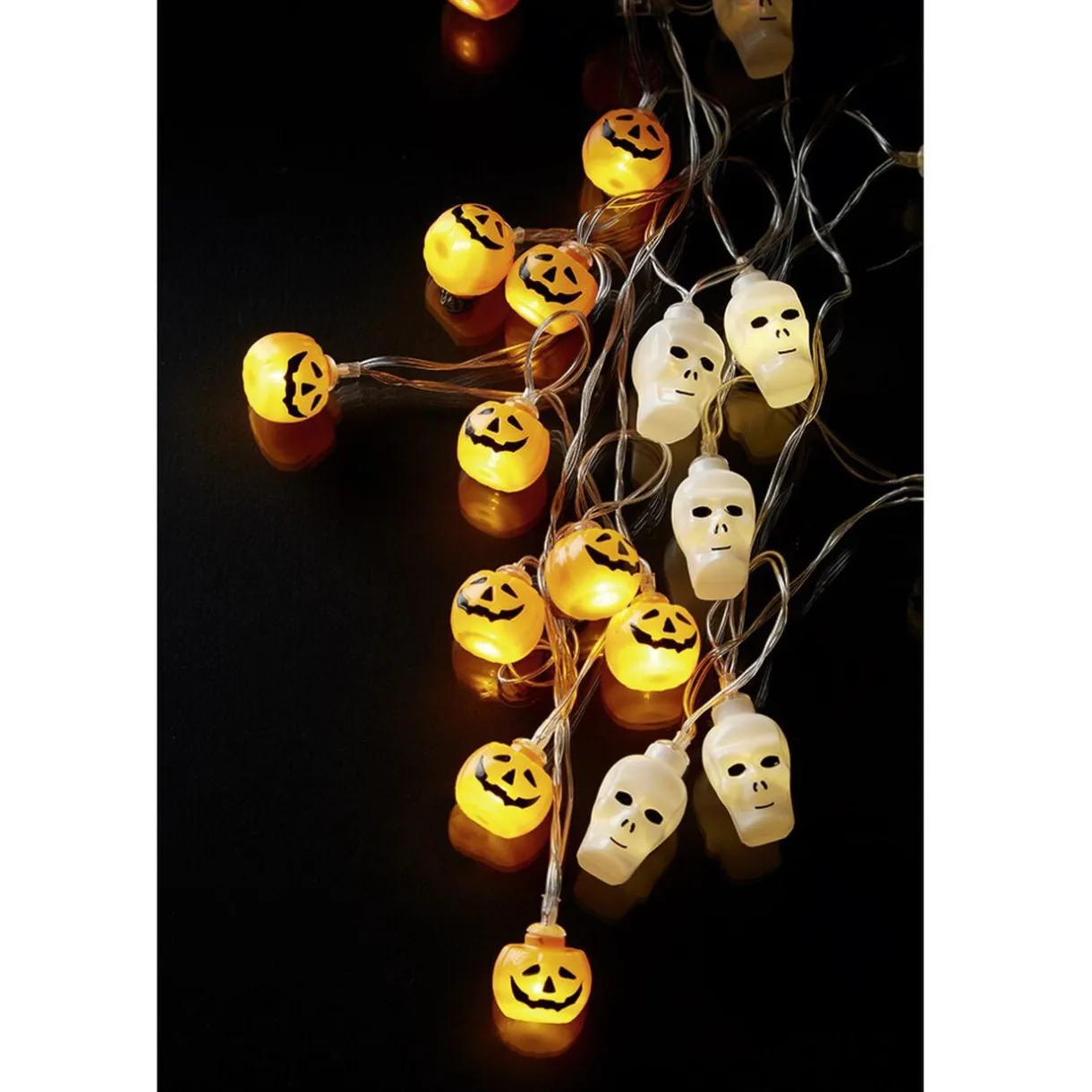 Guirlande lumineuse 12 led Halloween L165 cm (2 modèles) < Gifi Clearance