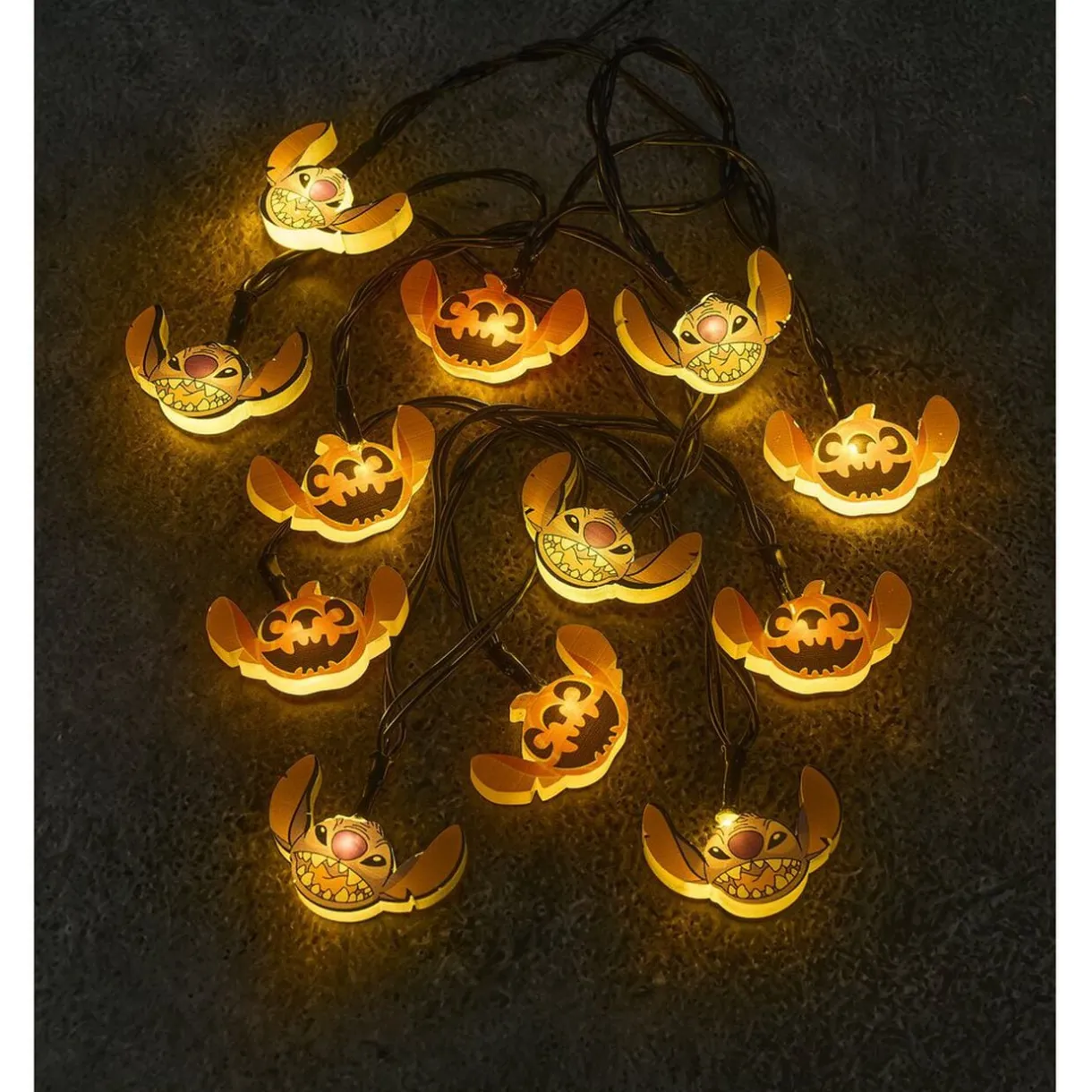 Guirlande lumineuse LED Halloween Disney Stitch à piles 1,6m < Gifi Clearance