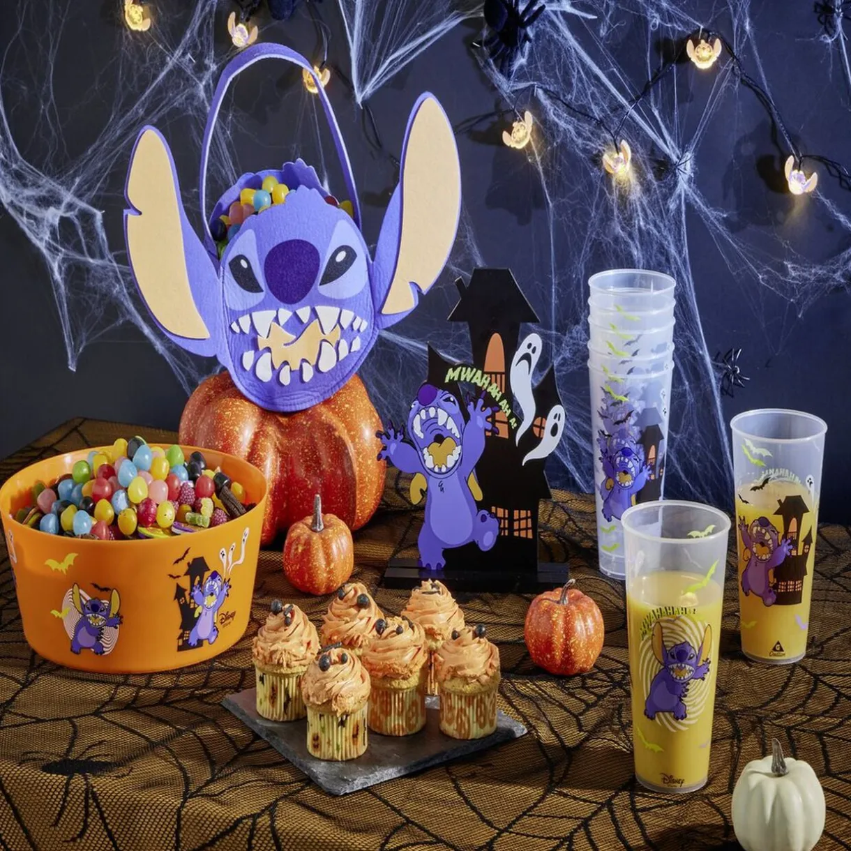 Guirlande lumineuse LED Halloween Disney Stitch à piles 1,6m < Gifi Clearance