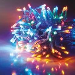 Guirlande lumineuse 48 LED Multicolore clignotant fixe 4,7 m