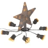Guirlande lumineuse 196 LED pour sapin en cascade avec étoile L180cm