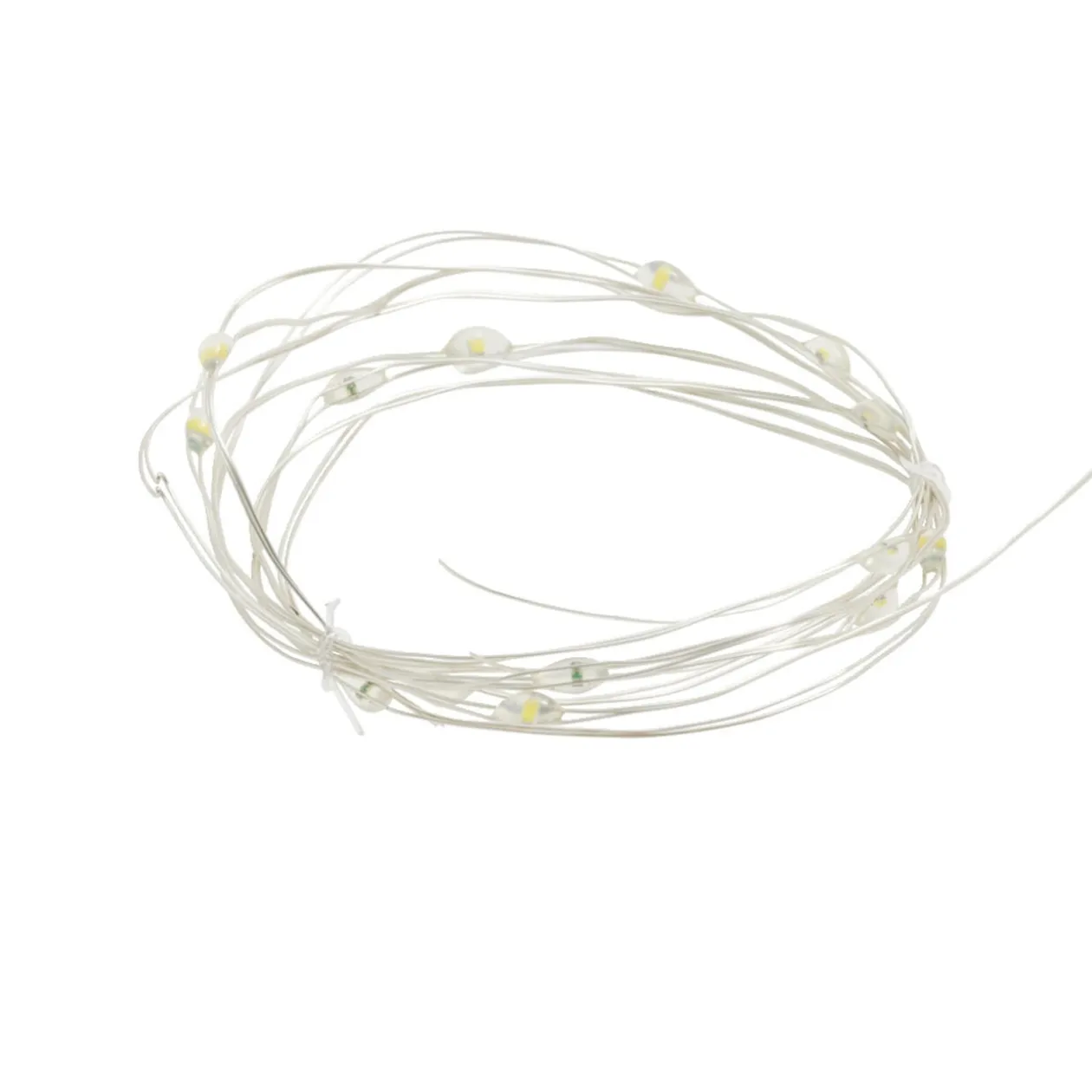Guirlande lumineuse à piles 15LED blanc chaud 1,7m