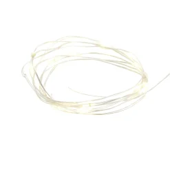 Guirlande lumineuse à piles 15LED blanc chaud 1,7m