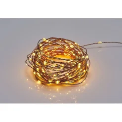 Guirlande lumineuse solaire 400 microled blanc chaud 20 m < Gifi Sale