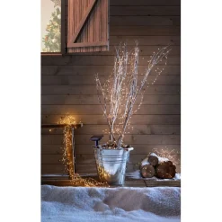 Guirlande lumineuse solaire 400 microled blanc chaud 20 m < Gifi Sale