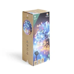 Guirlande lumineuse solaire 100LED multicolores 9,9m
