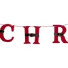 Guirlande Merry Christmas feutrine rouge 2m < Gifi Clearance