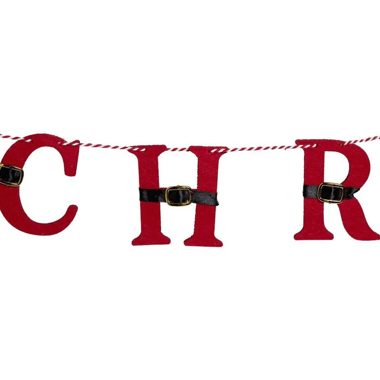 Guirlande Merry Christmas feutrine rouge 2m < Gifi Clearance