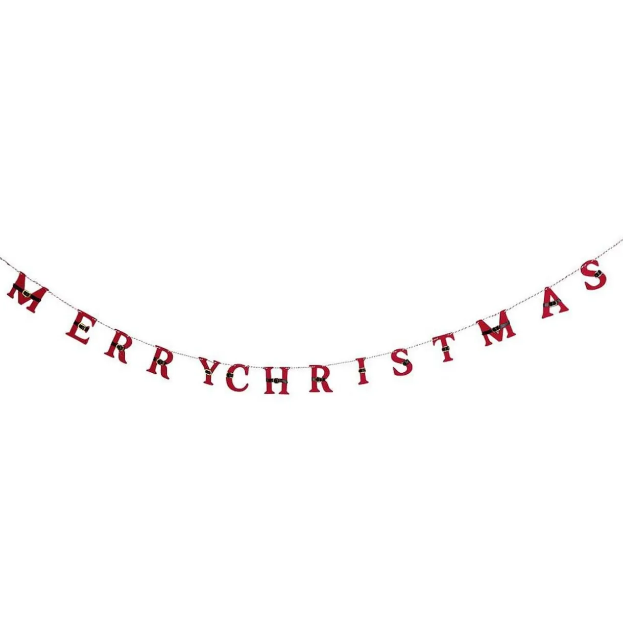 Guirlande Merry Christmas feutrine rouge 2m < Gifi Clearance