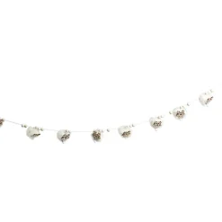 Guirlande Noël cerf blanc 1,8m
