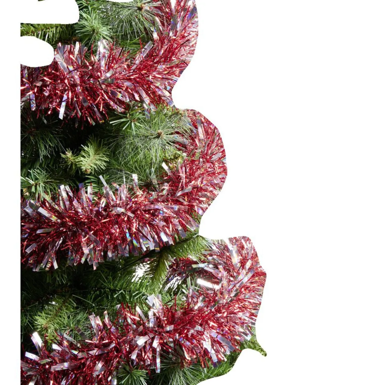 Guirlande rouge métallisé L180cm