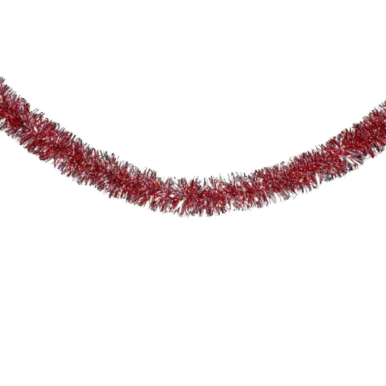Guirlande rouge métallisé L180cm