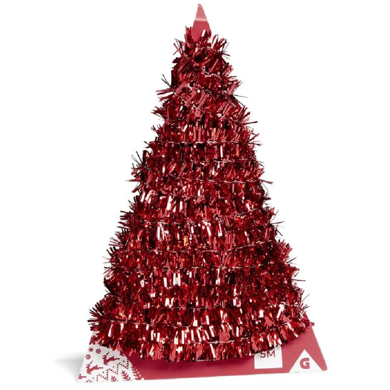 Guirlande scintillante rouge 5m