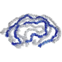 Guirlandes de Noël scintillantes argentées et bleues x5 < Gifi Best