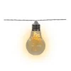 Guirlande solaire 10 ampoules LED avec fleurs séchées Ø6xL470cm < Gifi Clearance