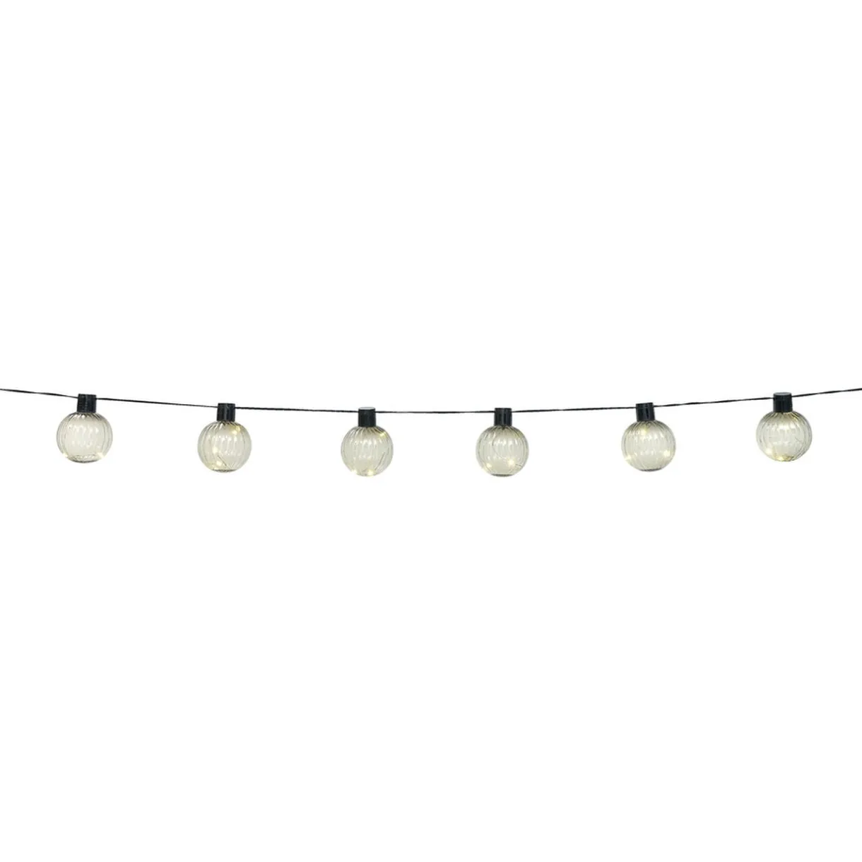 Guirlande solaire boule micro30LED blanc chaud 1,8 m < Gifi Sale