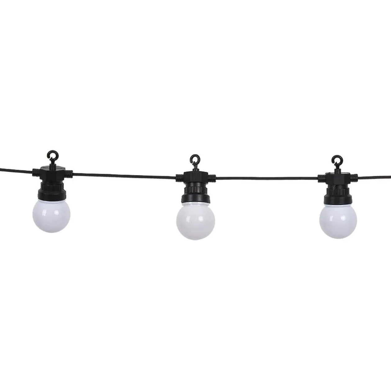 Guirlande solaire guinguette 50LED design ampoule 5,8m