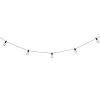 Guirlande solaire 10LED blanc chaud ampoule filament Ø6xL350cm < Gifi