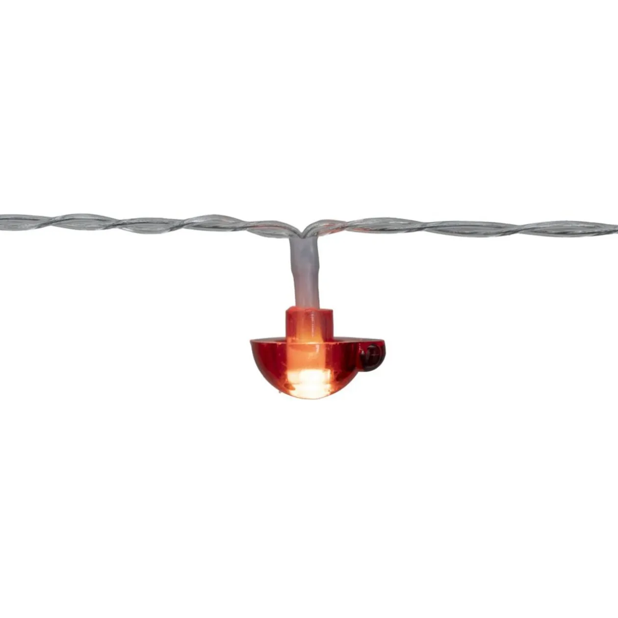 Guirlande solaire 20LED boules rouges 7,8m