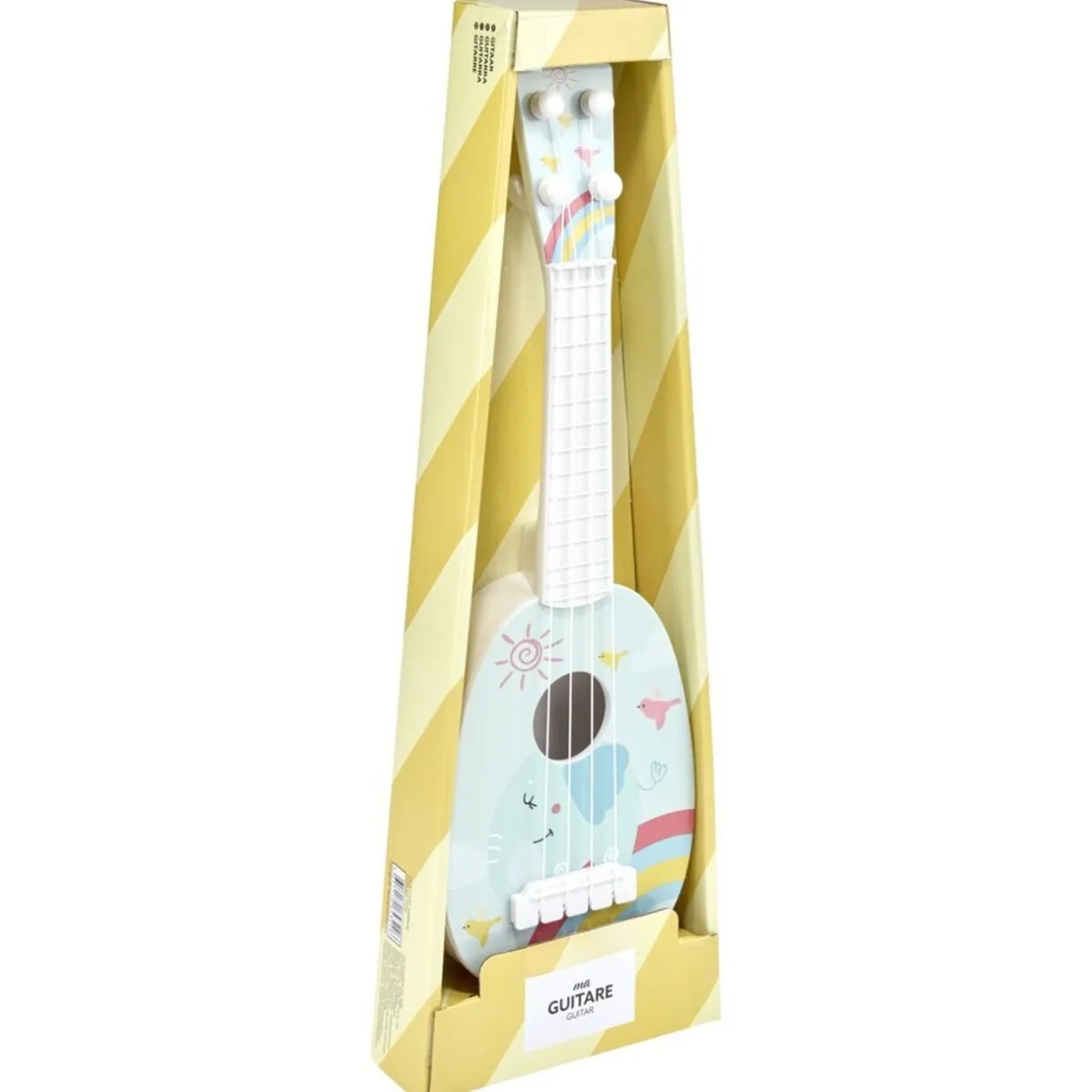 Guitare enfant 4 cordes motif animal plastique L36cm (3 modèles) < Gifi