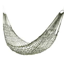 Hamac filet à suspendre Chypre 1 personne polycoton L275xl100cm < Gifi