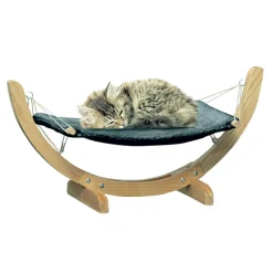 Hamac pour chat en pin et polyester