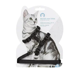 Harnais avec laisse pour chat < Gifi Hot