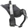 Harnais noir pour chien L69cm taille M