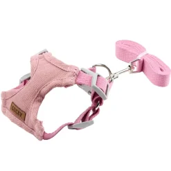 Harnais pour animal polyester rose < Gifi Best