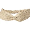 Headband bandeau d'été style paille beige Ø12cm < Gifi Sale
