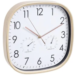 Horloge murale 3en1 baromètre hygromètre Ø30cm (2 modèles) < Gifi