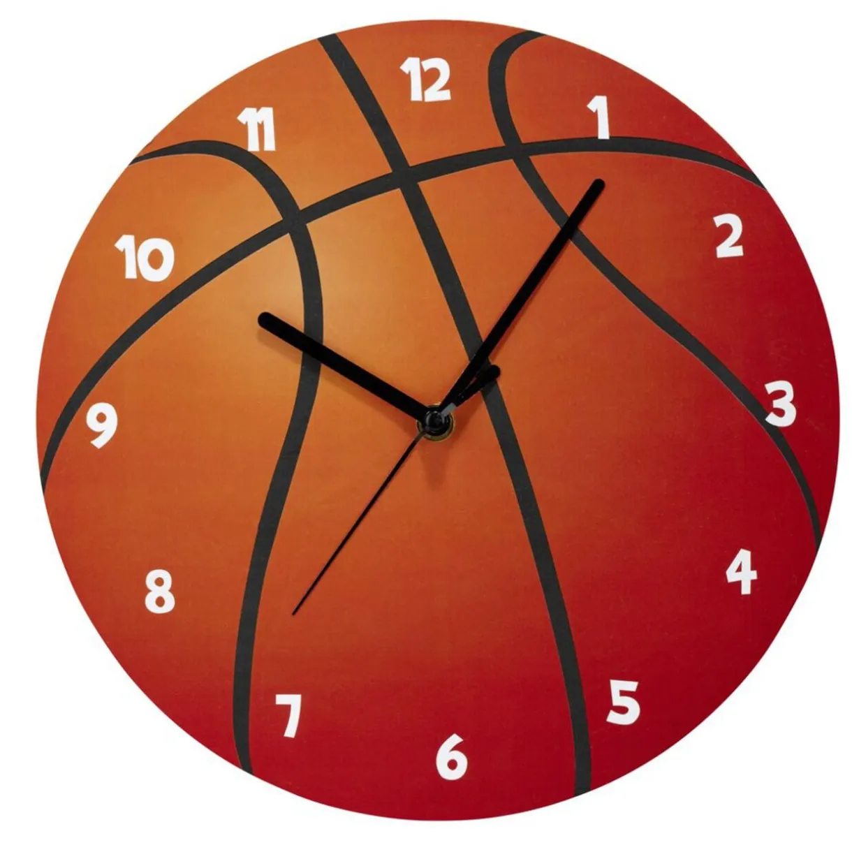 Horloge murale en bois Ø30cm - 2 modèles foot ou basket < Gifi Best