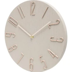 Horloge murale ronde design chiffres en relief Ø30cm (2 modèles)