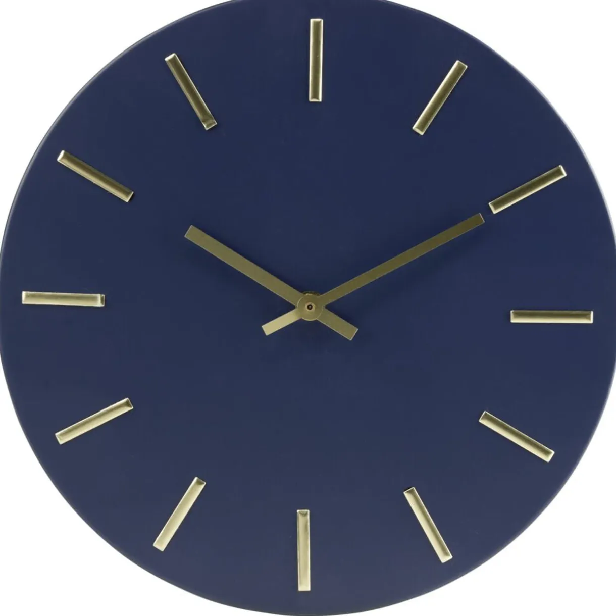 Horloge ronde en métal bleu Ø30cm < Gifi Clearance