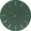 Horloge ronde en métal vert céladon Ø30cm < Gifi
