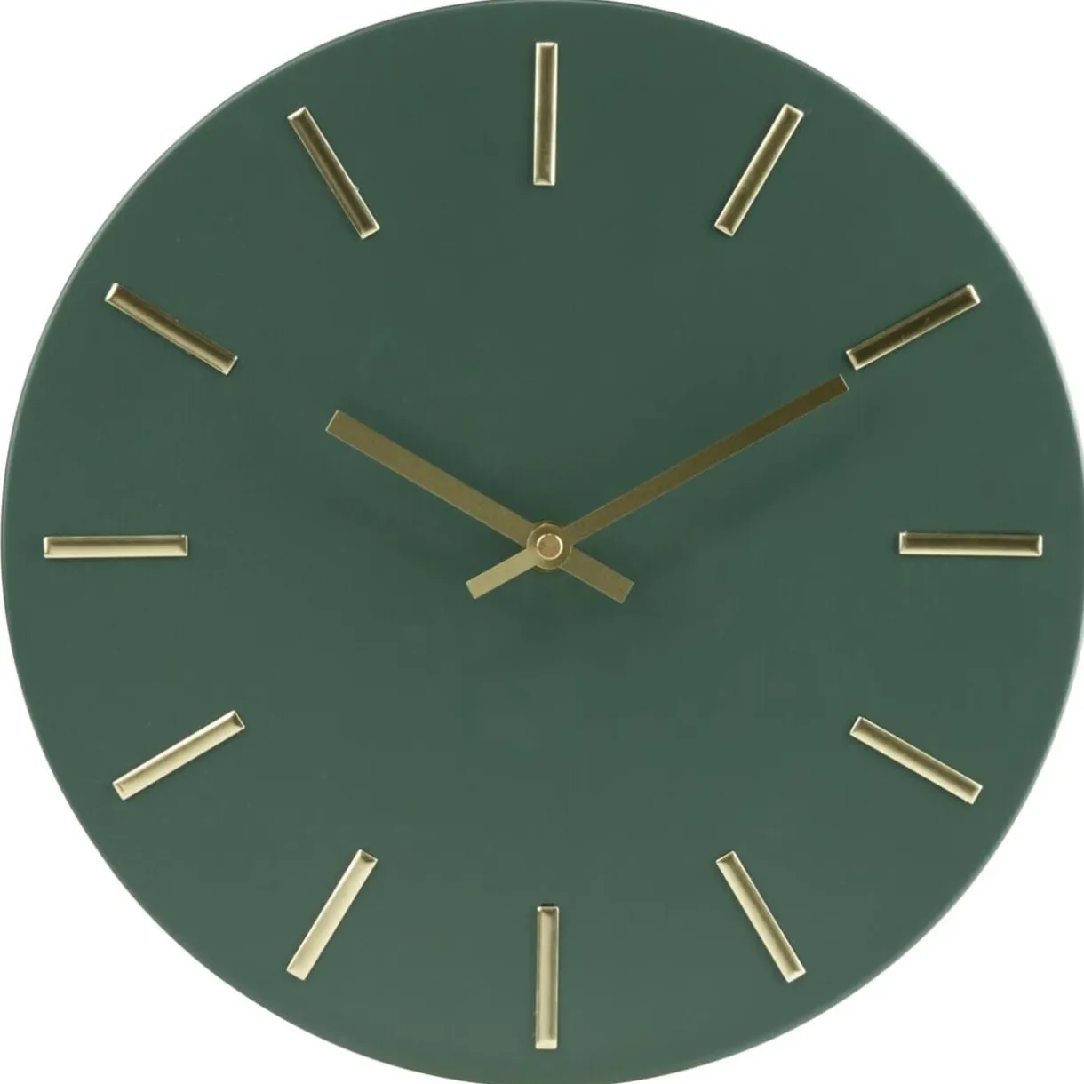 Horloge ronde en métal vert céladon Ø30cm < Gifi