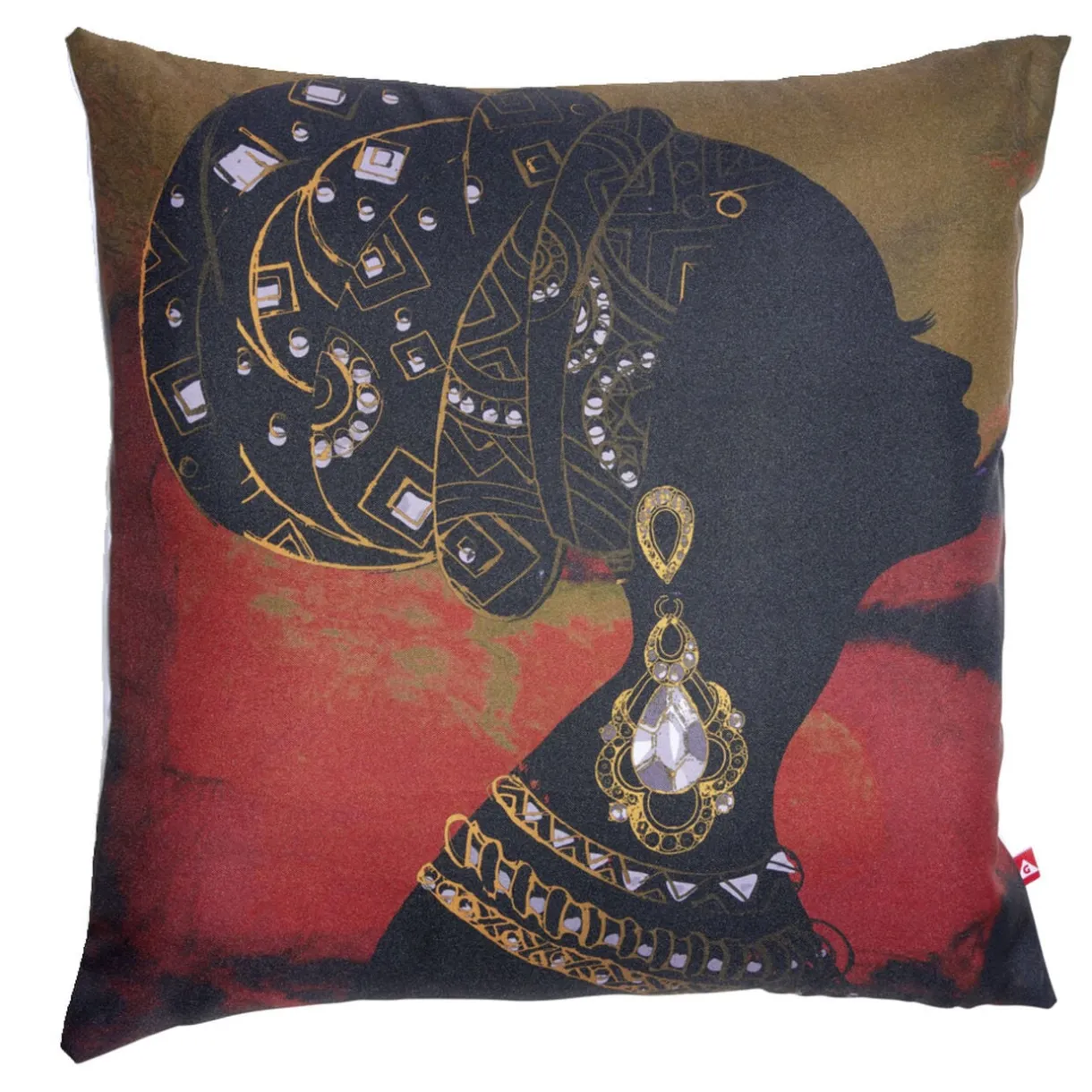 Housse coussin africaine 1 face imprimée 1 face unie 45x45cm - 4 modèles < Gifi Hot