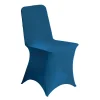 Housse de chaise extensible bleue L44xP39XH91cm