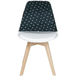 Housse de chaise Noël à pois avec noeud amovible L40X50XH40 cm polyester (2 modèles rouge ou vert) < Gifi Clearance