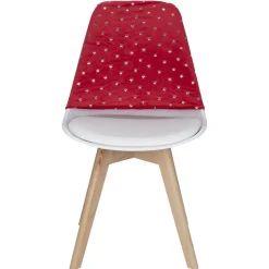 Housse de chaise Noël à pois avec noeud amovible L40X50XH40 cm polyester (2 modèles rouge ou vert) < Gifi Clearance