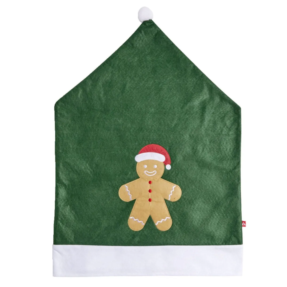 Housse de chaise Noël à pompon verte 48x70cm (2 modèles) < Gifi New