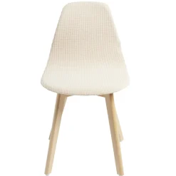 Housse de chaise scandinave extensible beige 45x40xH45cm < Gifi Clearance